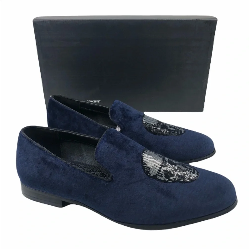 INC International Concepts Nova Navy Slip On Shoes